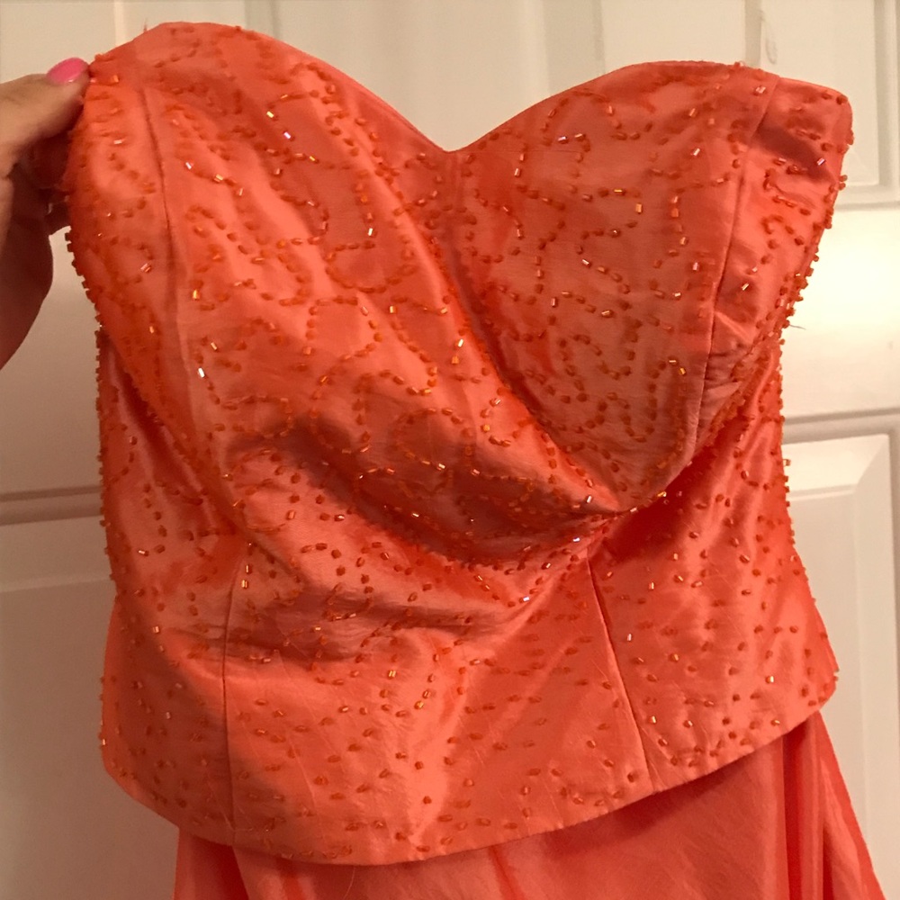 Peach Prom/Homecoming Gown